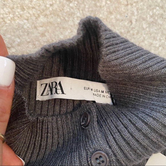 ZARA RIBBED CARDIGAN - Picture 13 of 15